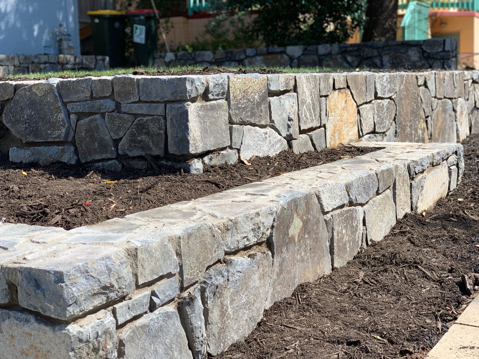 Stone garden walls